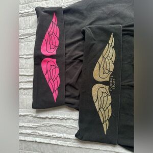 Victoria secret angel wings flared leggings (2) yoga pants (short)